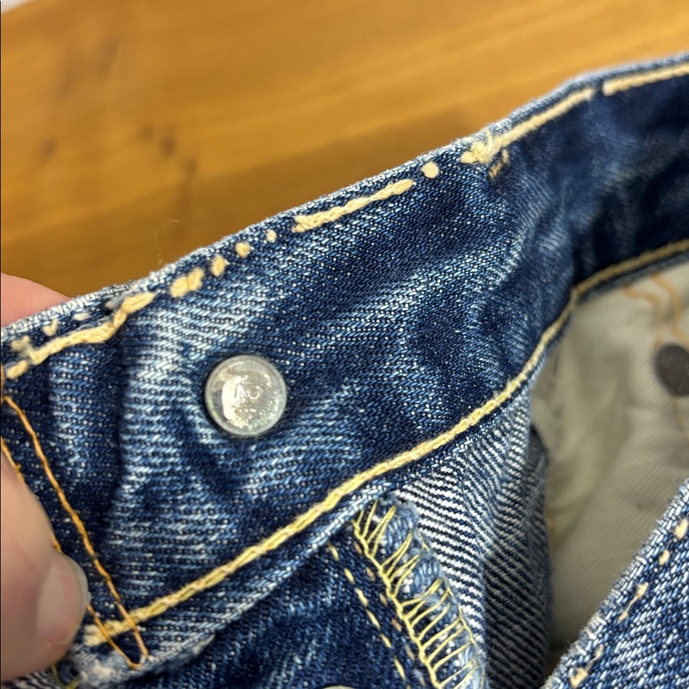🌸RARE Vtg 501 Selvedge capital E Levis Shorts🌸 - Picture 13 of 14